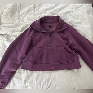 Oversized lululemon half zip